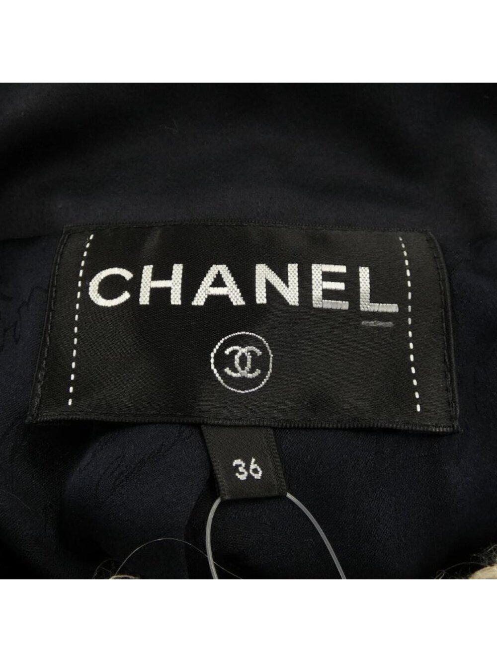 Chanel Collarless Jacket Navy - Picture 5 of 8